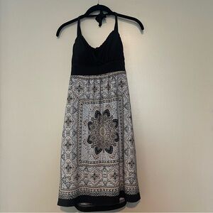 Carol Little, Black and Gray Size 10 (seems smaller)Halter top Sundress, UGC
